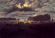 Caspar David Friedrich Northern Sea in the Moonlight oil on canvas